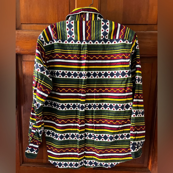 Vintage 955 Originals Cotton Shirt Southwest Pattern Long Sleeve Button-Up Small - Picture 5 of 6